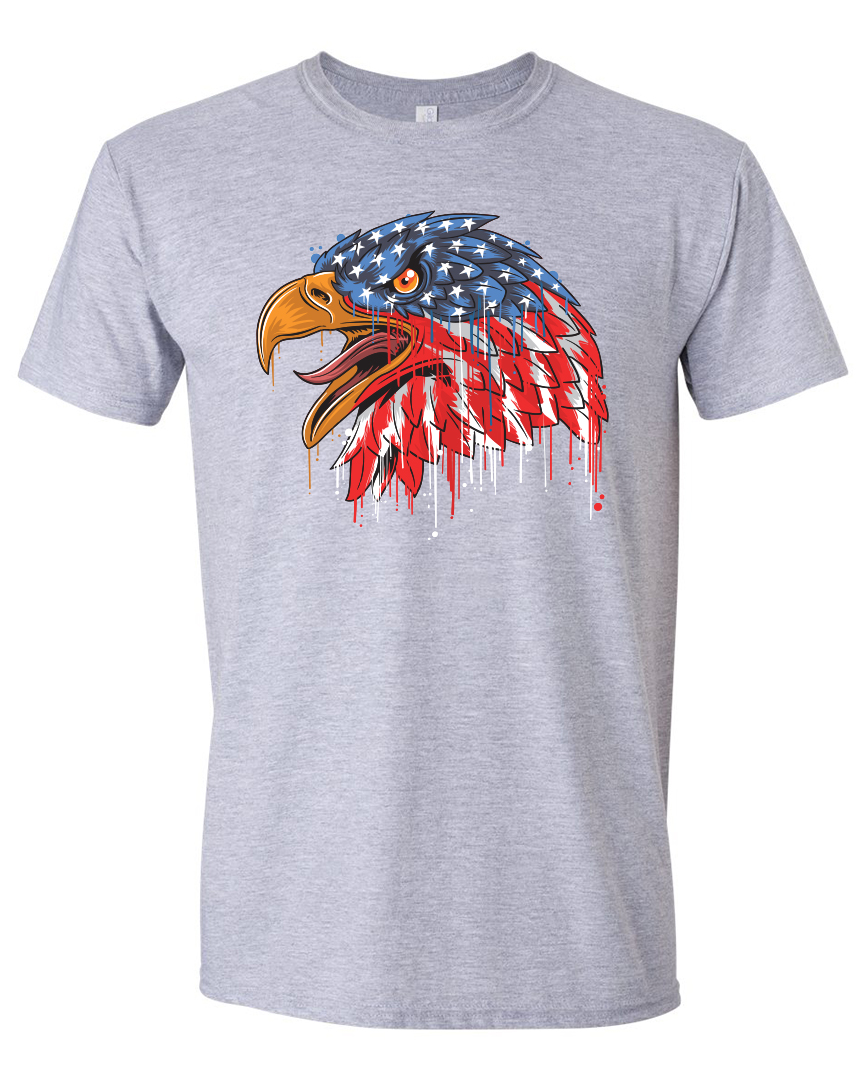 Screamin' Eagle American t-shirt - Sport Grey - FERAL Performance
